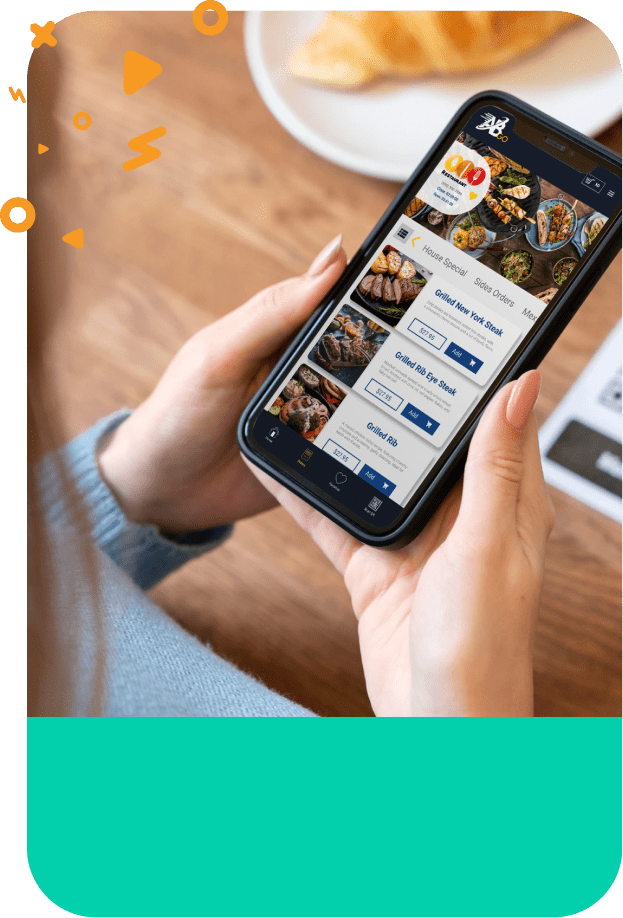 Easily add more food to your order